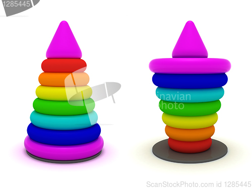 Image of Toy pyramids