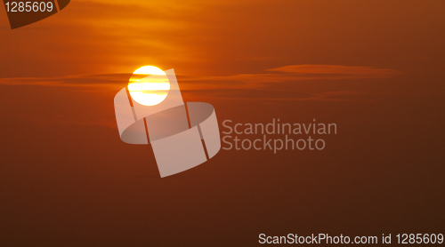 Image of Red sunset