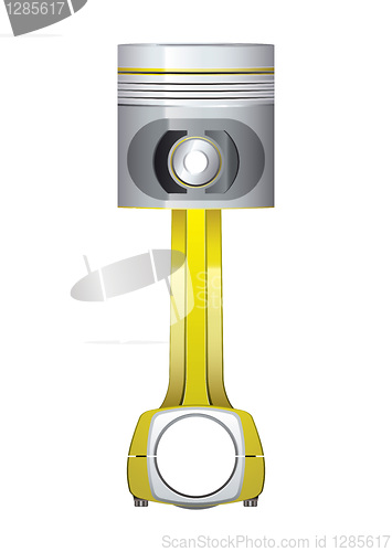 Image of Emgine piston gold