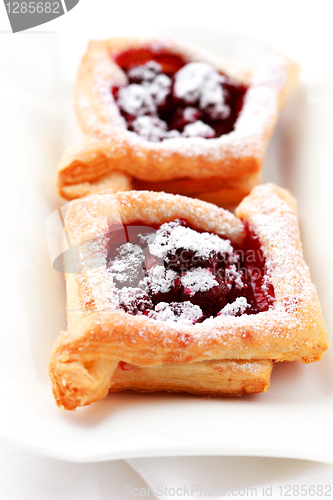 Image of Cherry puff pastry