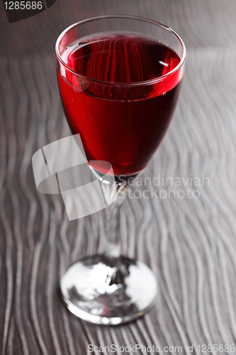 Image of Glass of red wine