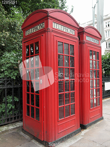 Image of London telephone box