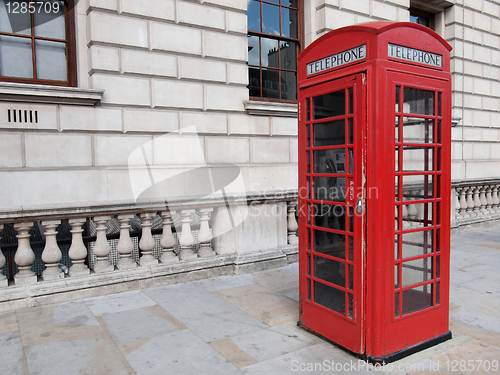 Image of London telephone box