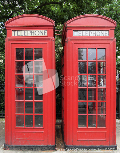 Image of London telephone box