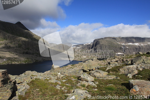 Image of Mountain landscape in Bremanger,Norway