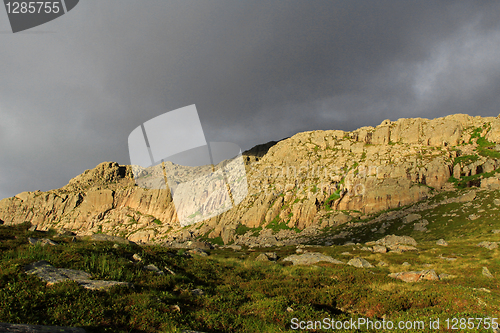 Image of Mountain landscape in Bremanger, Norway