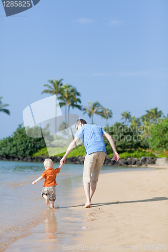 Image of family on a beach