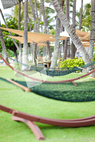 Image of empty hammock