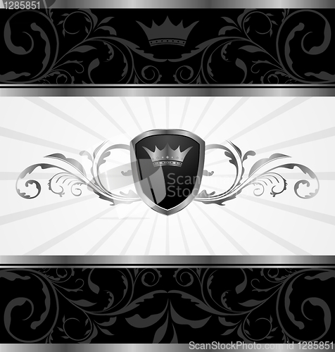 Image of ornate dark decorative frame