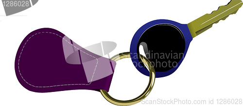 Image of Keyl isolated over white background 