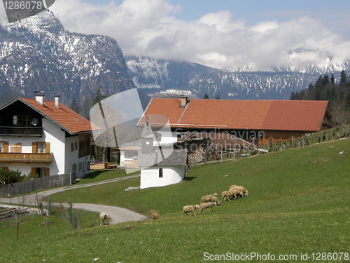 Image of Alpine village in Bavaria