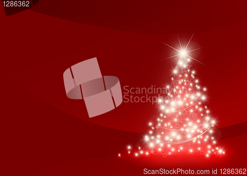 Image of Abstract christmas tree