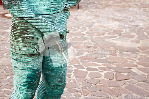 Image of Pissing man fountain