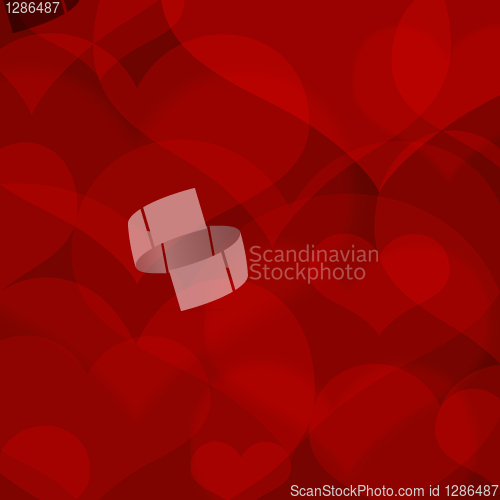 Image of beautiful redl heart shape background