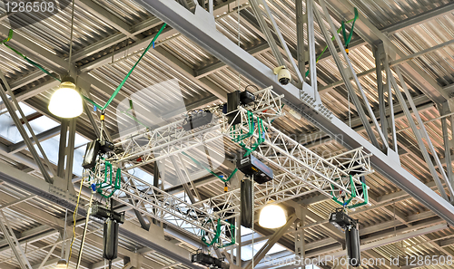 Image of ceiling slabs in industrial buildings