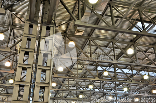 Image of ceiling slabs in industrial buildings