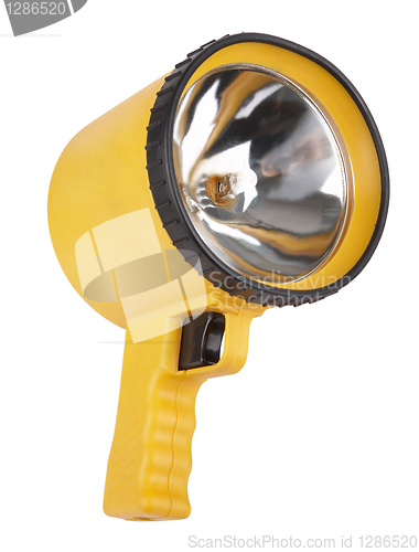 Image of big yellow flashlight