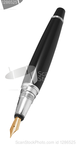 Image of Black fountain pen