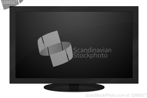 Image of Black LCD TV