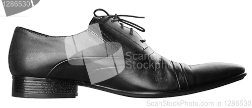 Image of Black man's shoe