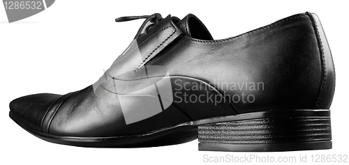 Image of Black man's shoe