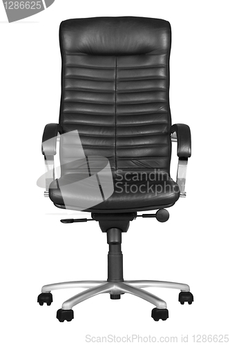 Image of Black office armchair