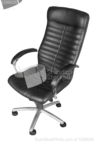Image of Black office armchair