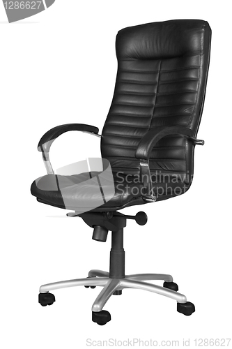 Image of Black office armchair