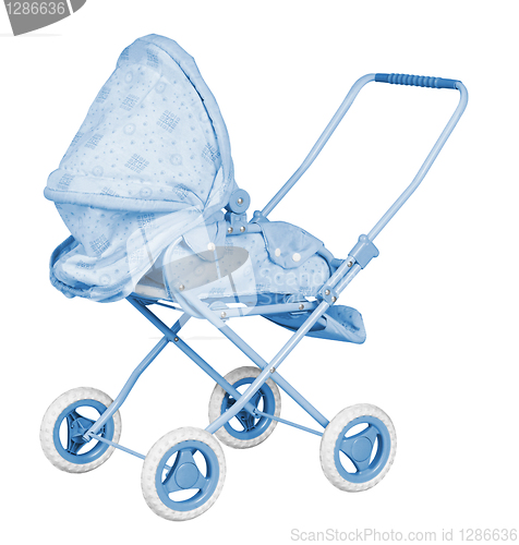 Image of Blue Baby Carriage