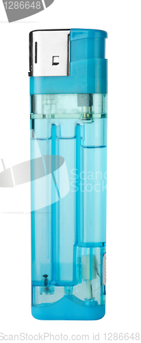 Image of blue lighter