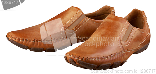 Image of Brown man's shoes