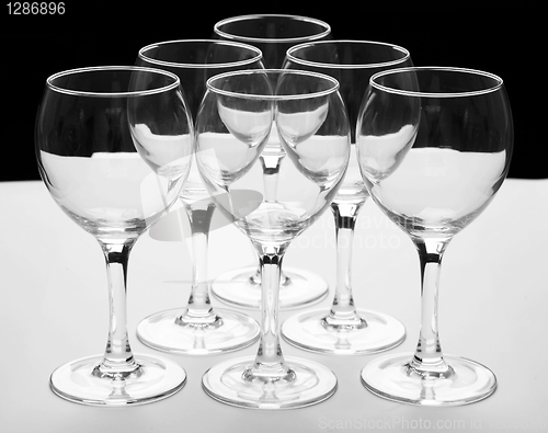 Image of empty glasses