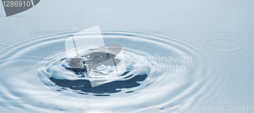 Image of Falling of a drop of water