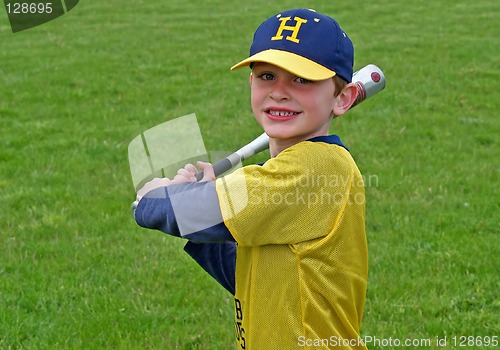 Image of boy playing baseball