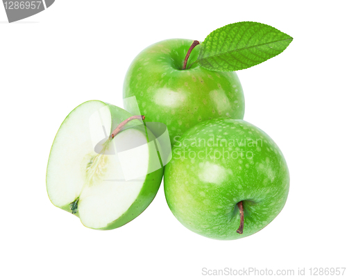 Image of fresh green apples