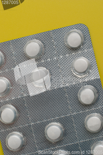 Image of Pack of white pills