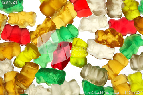 Image of Gummi-bears on white background_2