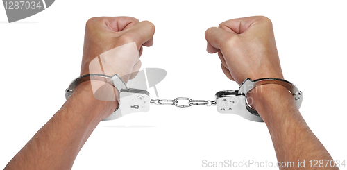 Image of Hands in handcuffs