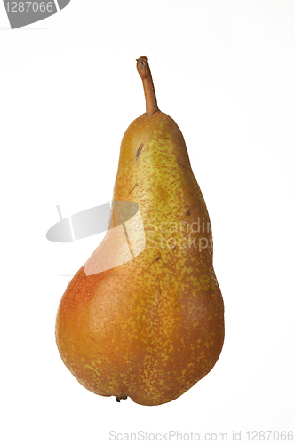 Image of Juicy pear on a white background