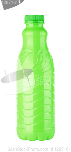 Image of Green plastic bottle