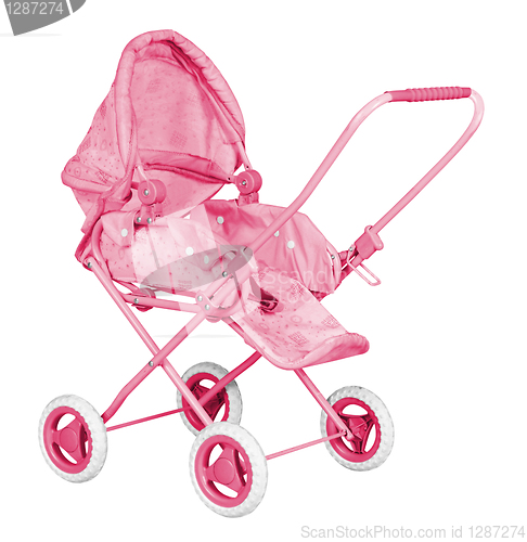 Image of Pink Baby Carriage