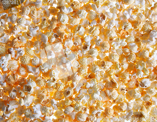 Image of popcorn background