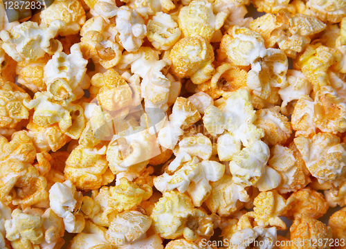 Image of popcorn background