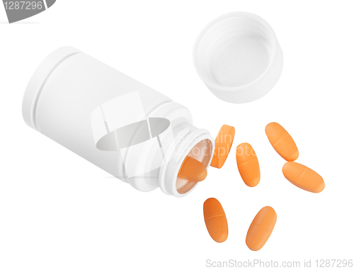 Image of Pot of yellow tablets