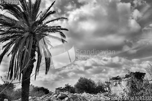 Image of demolished house