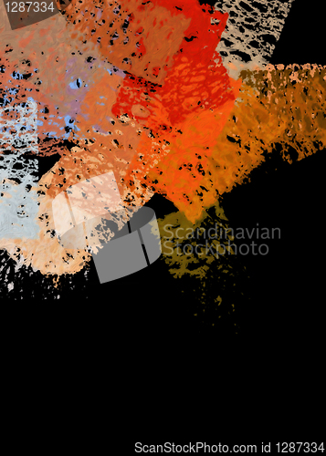 Image of abstract paint strokes
