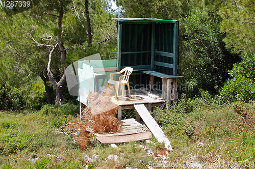 Image of hunting blind