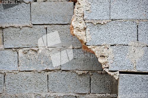 Image of broken wall