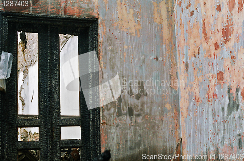 Image of burned house