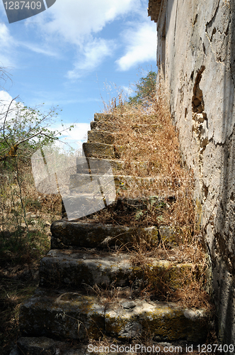 Image of grassed stairs